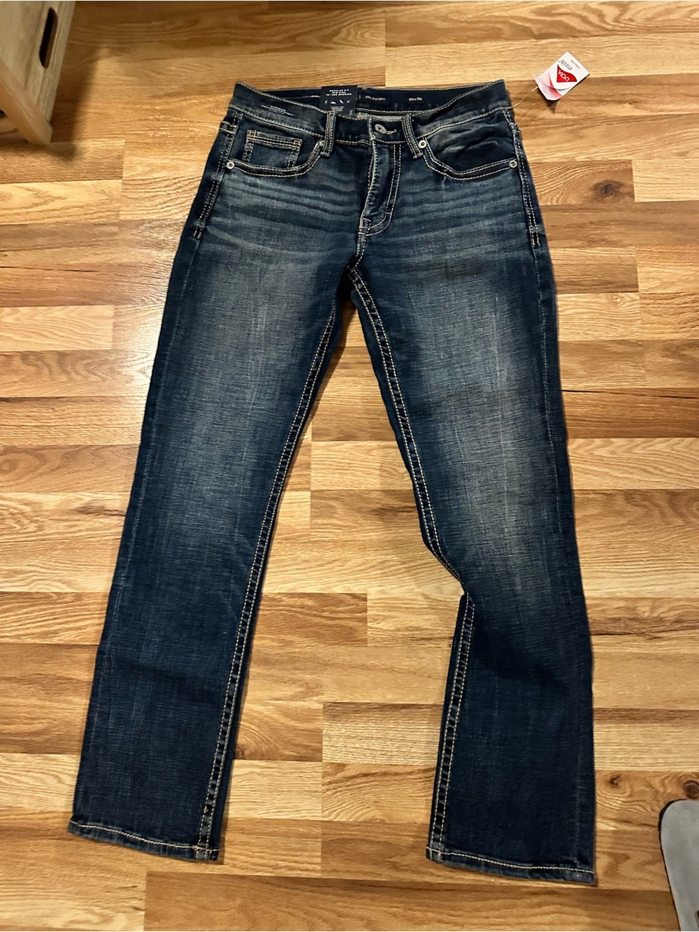 Buckle Men's Straight Leg Jeans - Dark Blue Wash